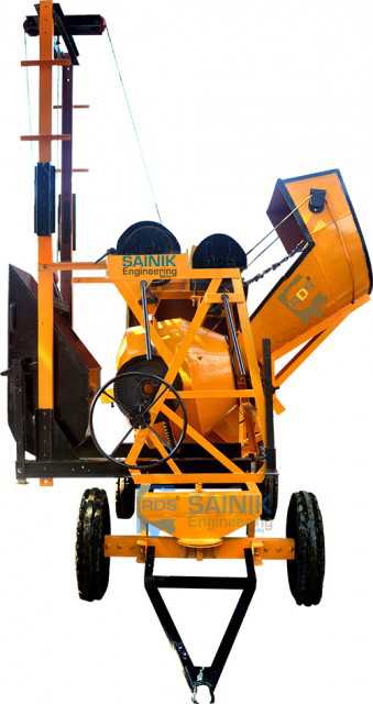 Concrete Mixture Machine with Mechanical Hopper & Lift at Best Price